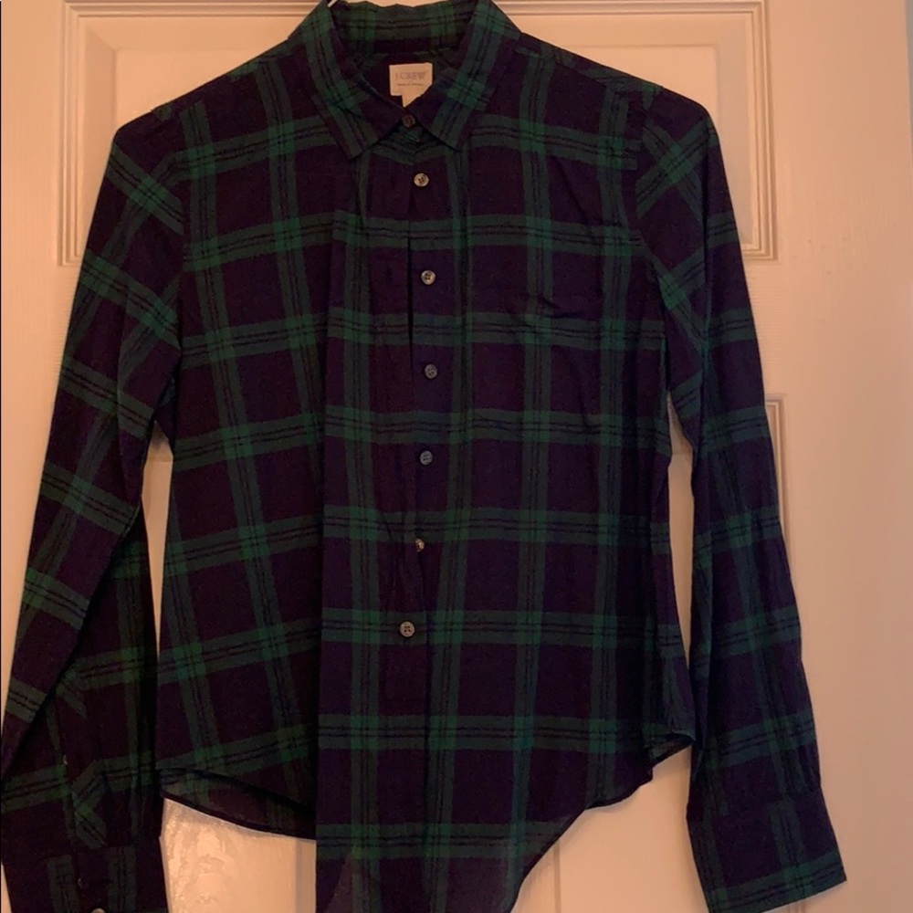 Plaid blouse